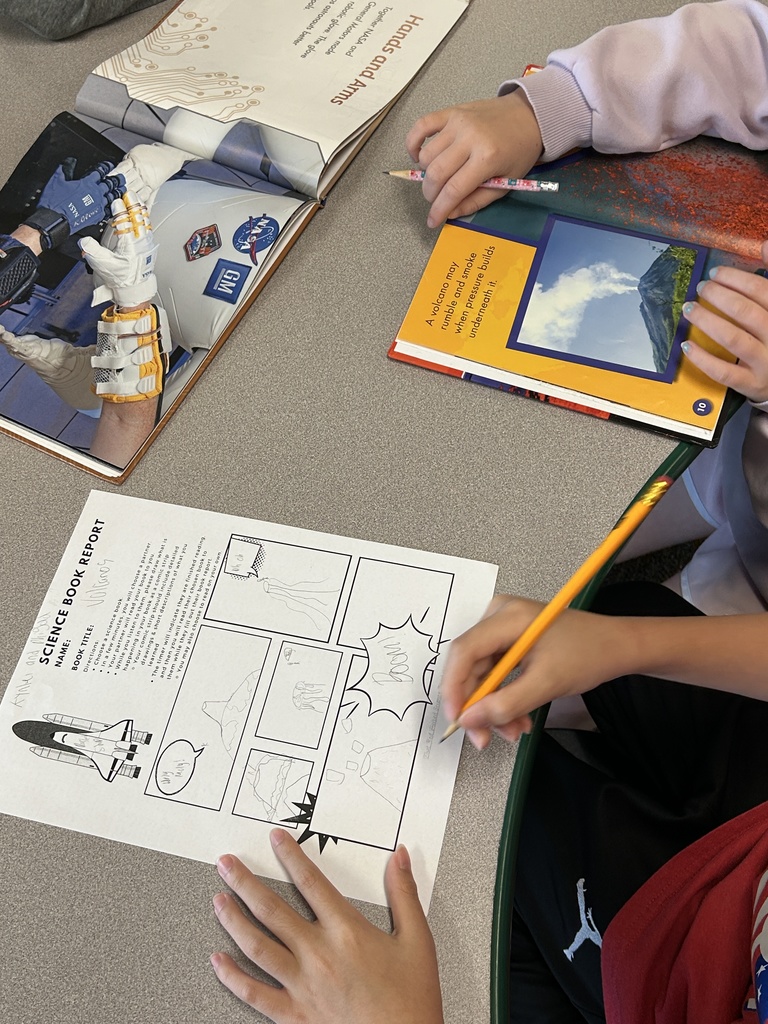 two students working together