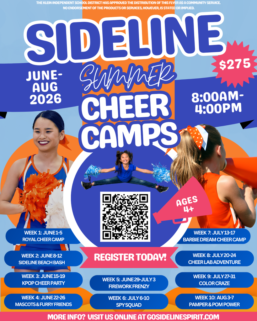 KISD Flyer Program - Sideline Cheer Summer Cheer Camp 