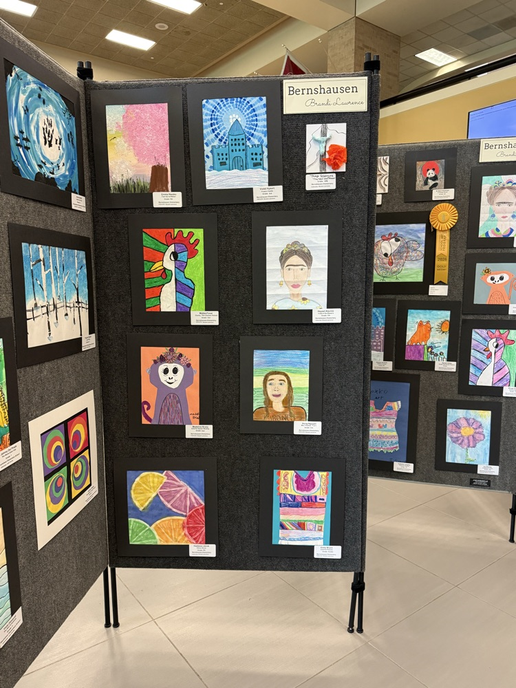student art on display 