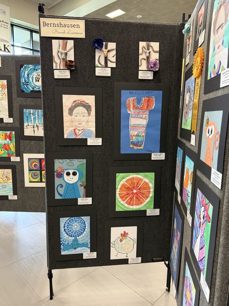 student art on display