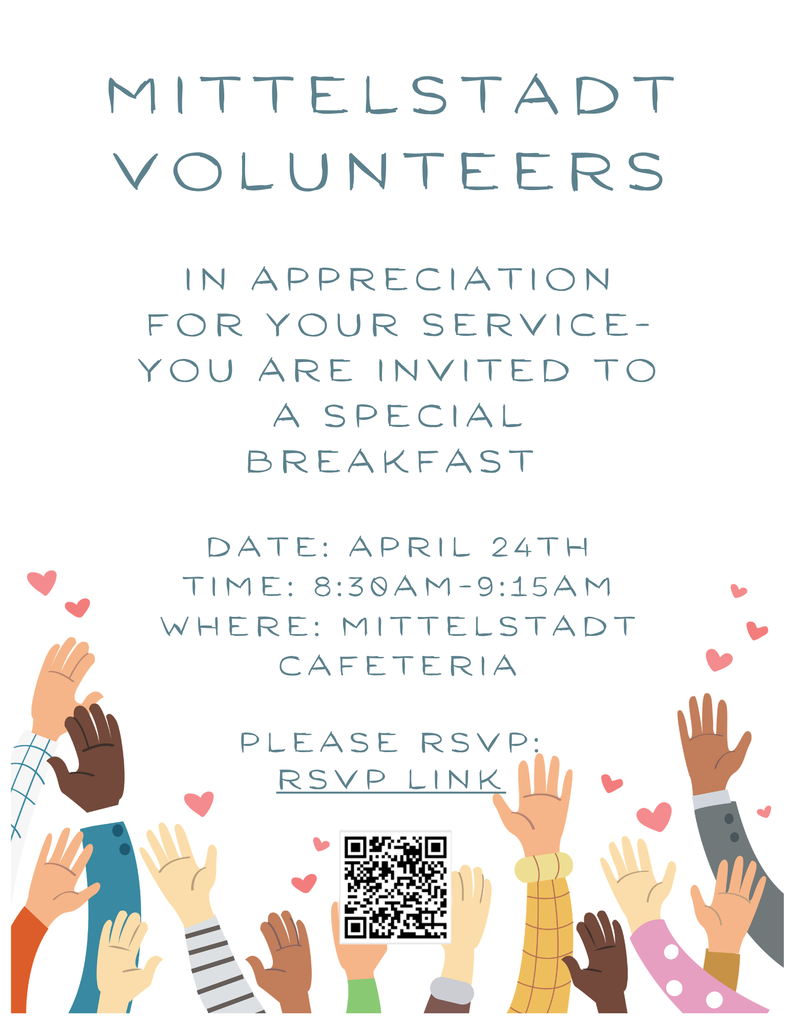 Special Breakfast for Volunteers
