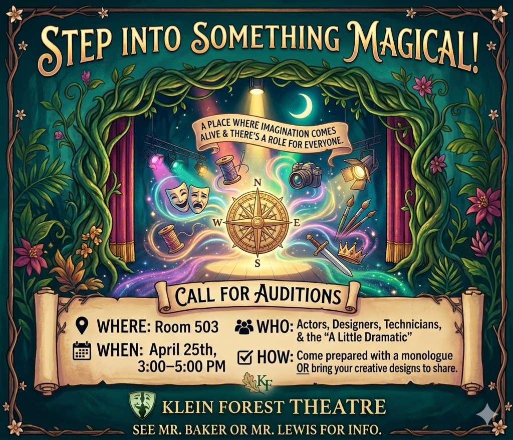 Step Into Something Magical -Theatre Auditions