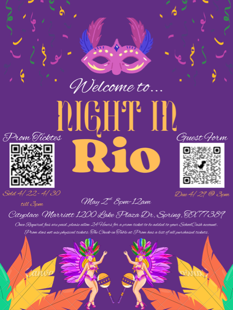 Night in Rio Prom Information