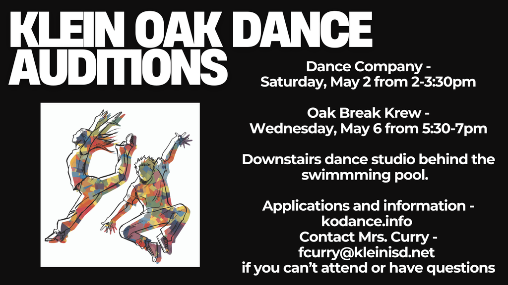 Klein Oak Dance Auditions