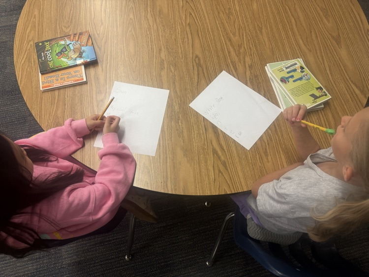students writing 