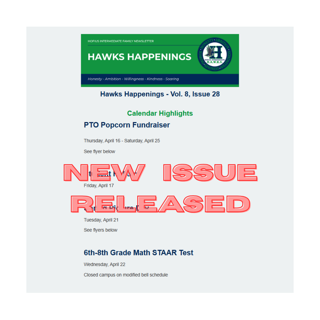 Hawks Happenings - Vol. 8, Issue 28