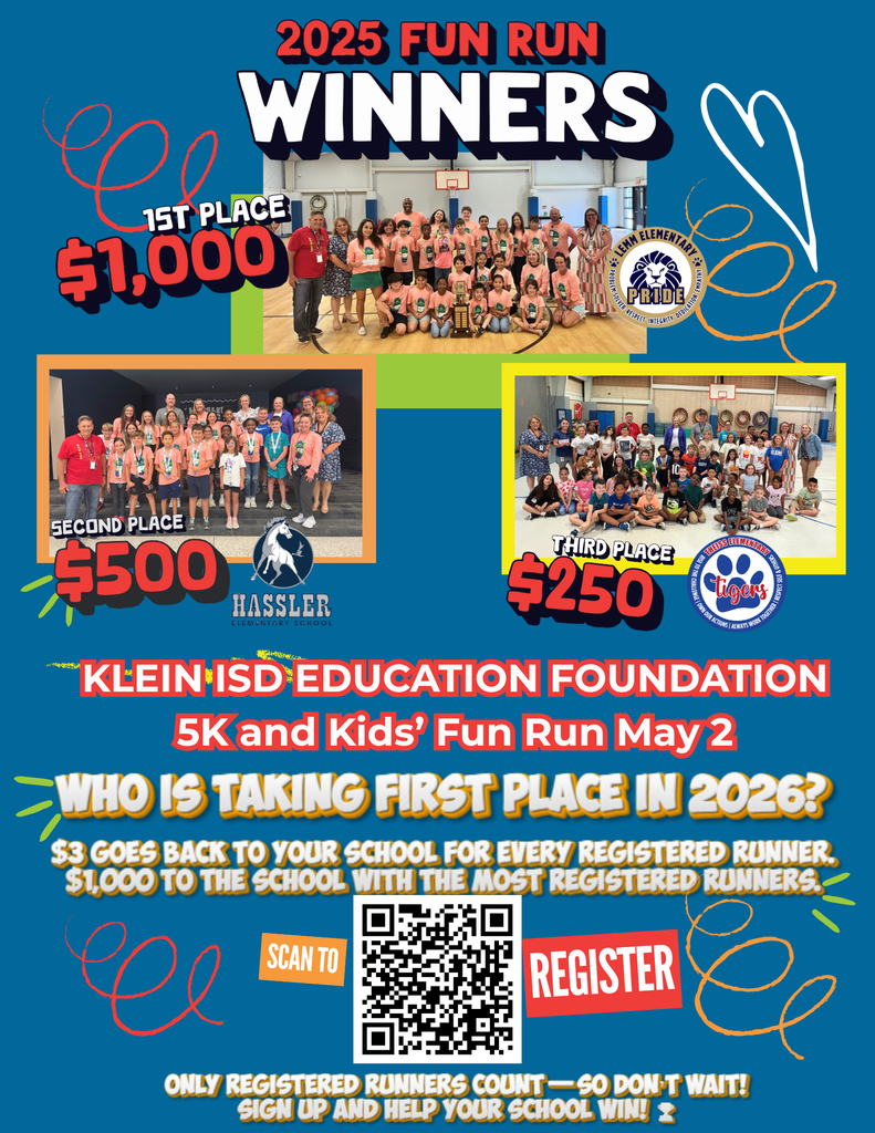 KISD Flyer Program -  Klein ISD Education Foundation 5K and Kids' Fun Run 