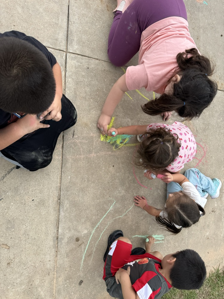 students outside