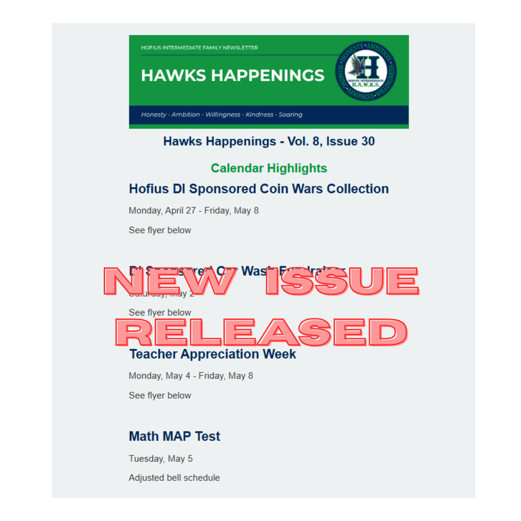 Hawks Happenings - Vol. 8, Issue 30