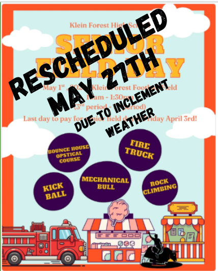 Senior Field Day - rescheduled