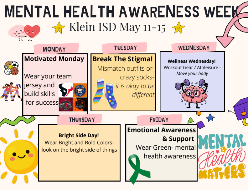mental health flyer with pictures