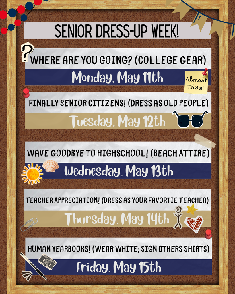 Senior Dress up Week!