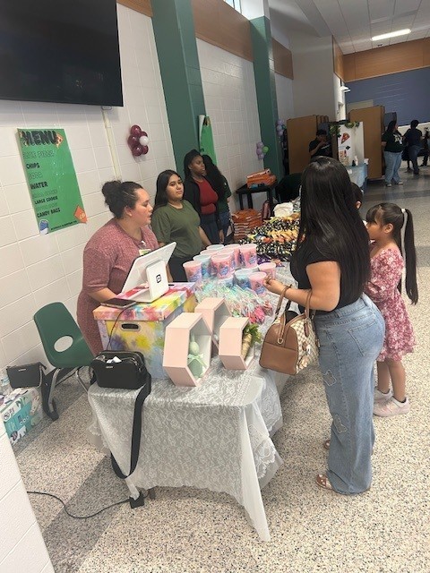 PTO selling flowers