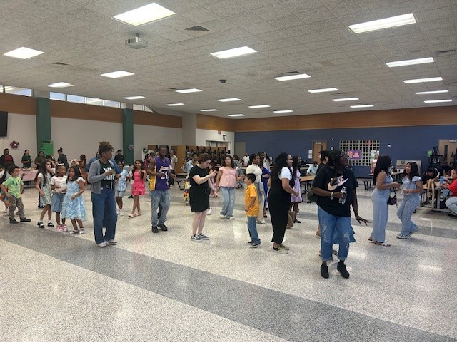 Group of people dancing