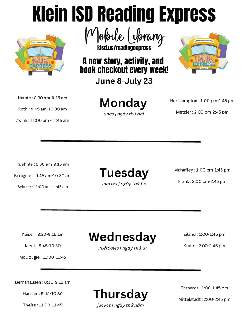 Reading Express schedule