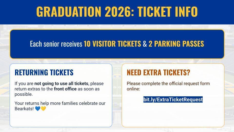 Graduation Ticket Info