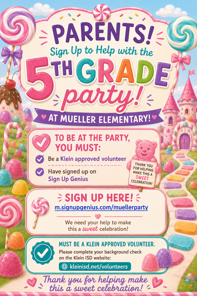 5TH GRADE PARENTS ONLY INFO!!!