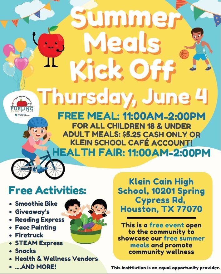 summer meals flyer