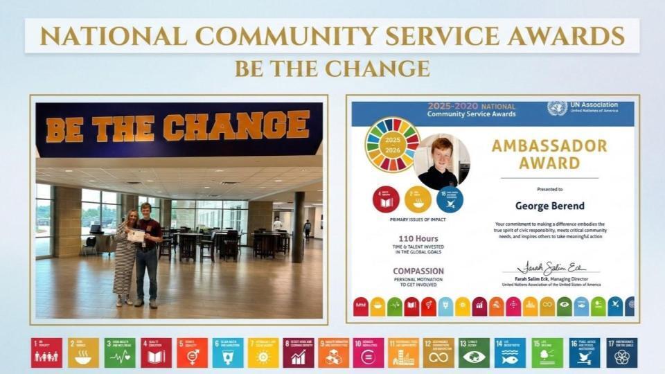 National Community Service Award