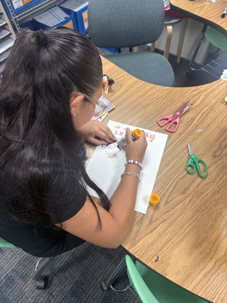 students creating