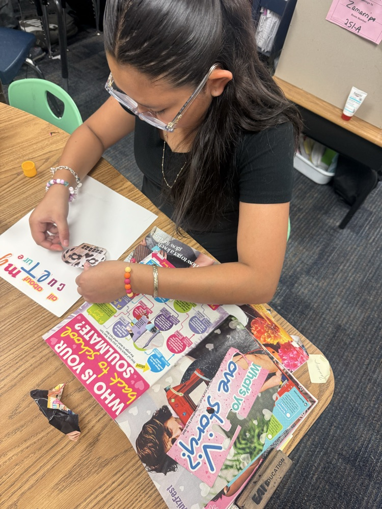 students creating