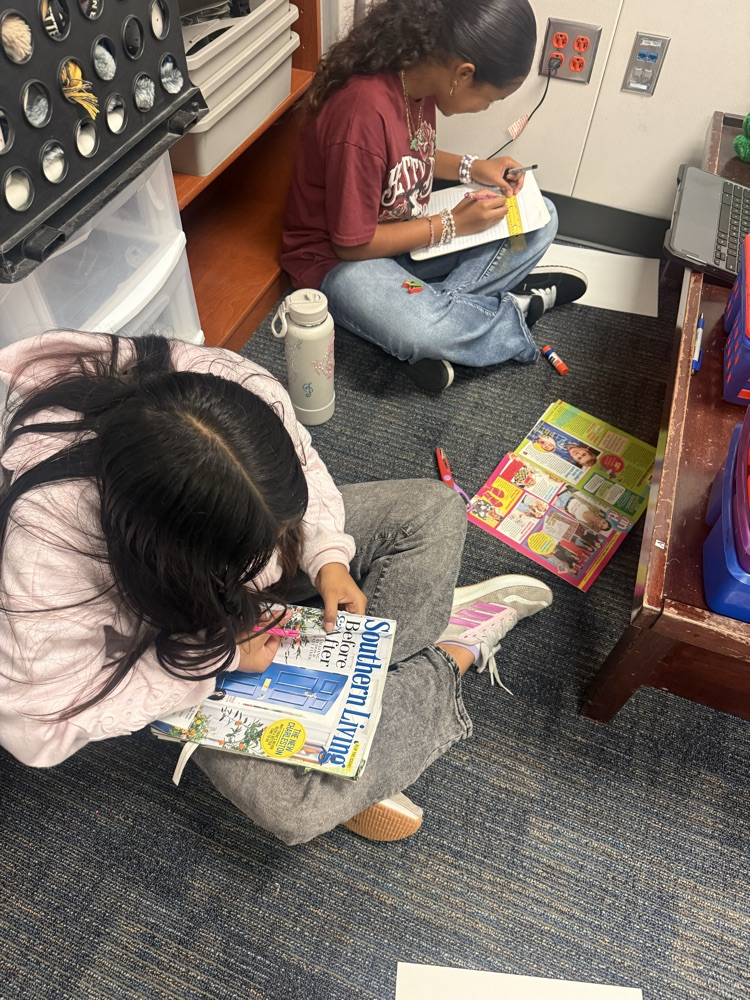 students creating
