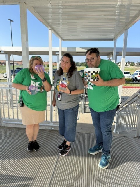 Pictures of teachers drinking out of anything but a cup