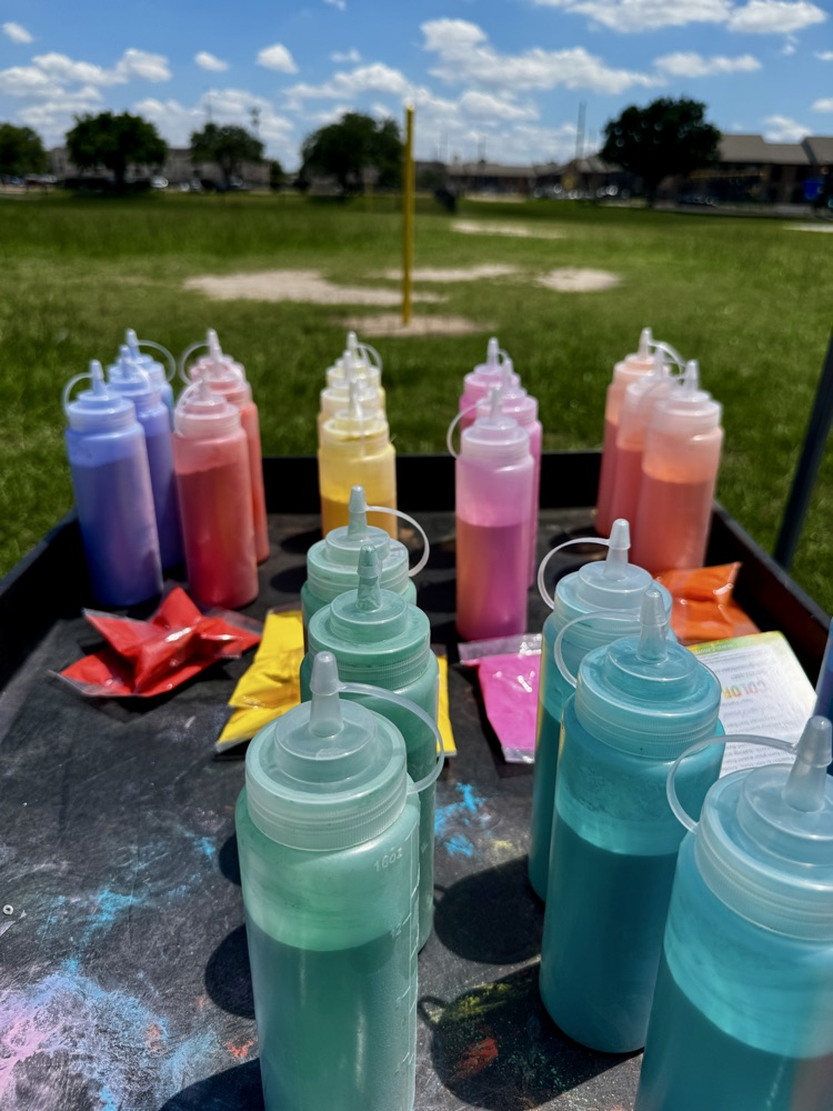 colored powder