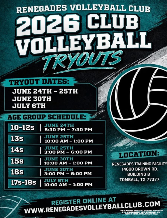 2026 Club Volleyball Tryouts