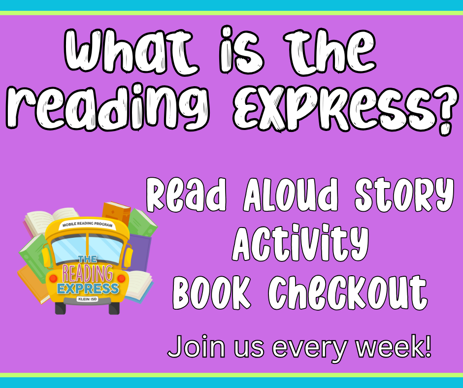 Reading Express includes a read aloud, activity, and book check out.