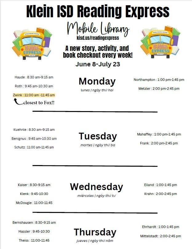 reading express schedule