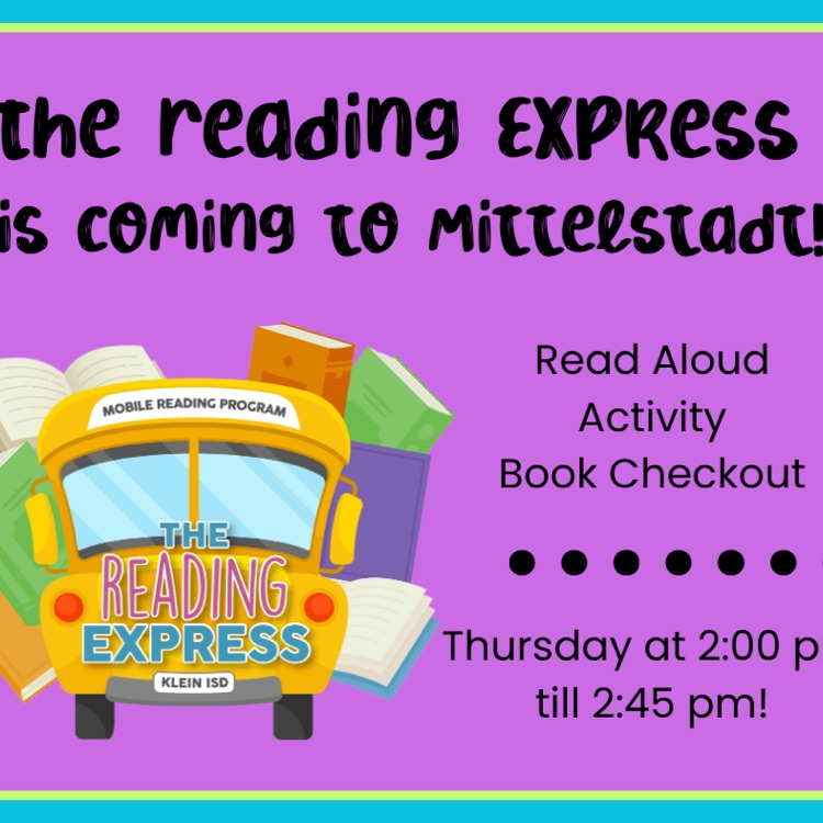 English flyer announcing the creasing Express is coming to Mittelstadt