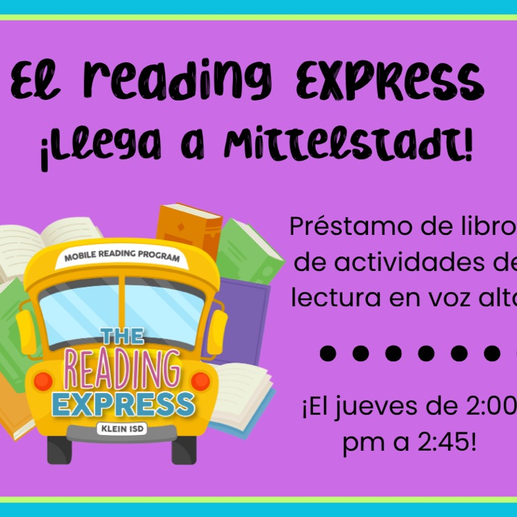 Spanish flyer the reading express is coming to Mittelstadt