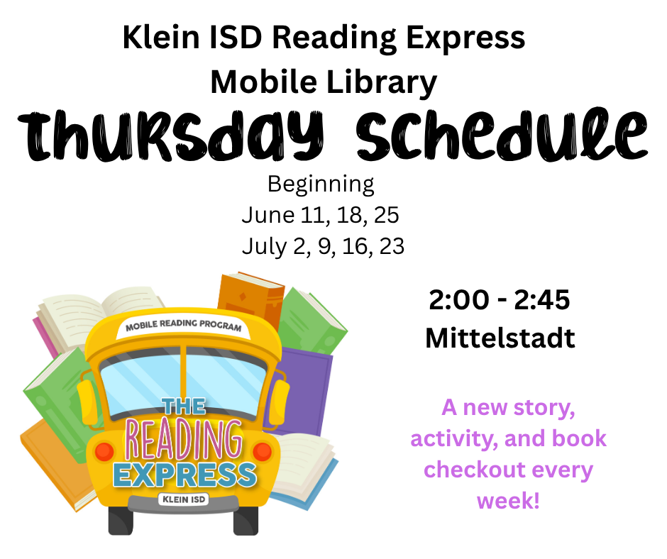 english flyer with full schedule for reading express