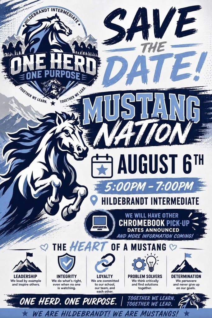 Mustang Nation, August 6th. 5:00 PM - 7:00 PM. More information coming soon!