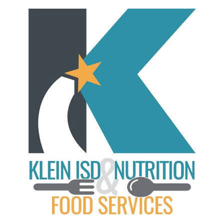 Klein ISD Nutrition & Food Services logo representing the district's school meal program and meal benefits information for families.