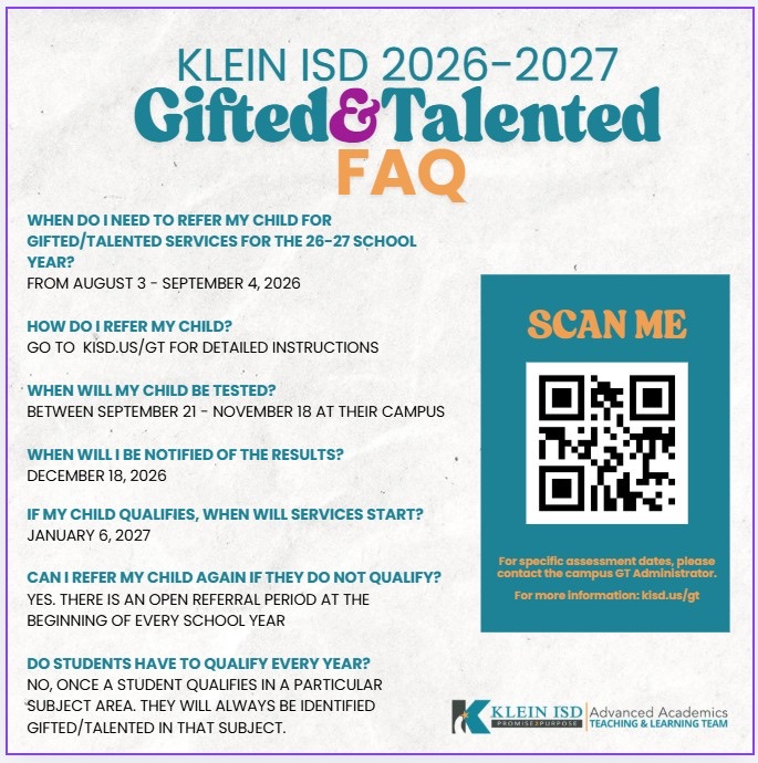 Gifted & Talented FAQs 