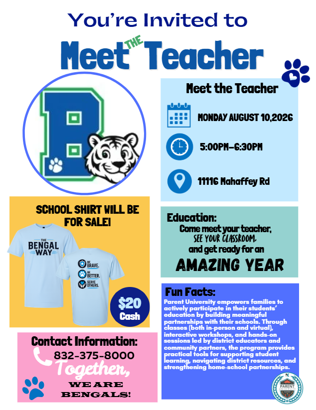 Meet the Teacher Night 2026