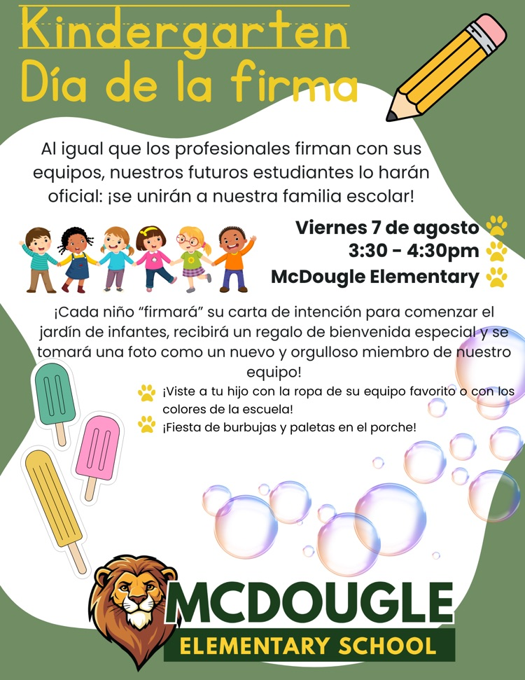 Spanish kinder signing day