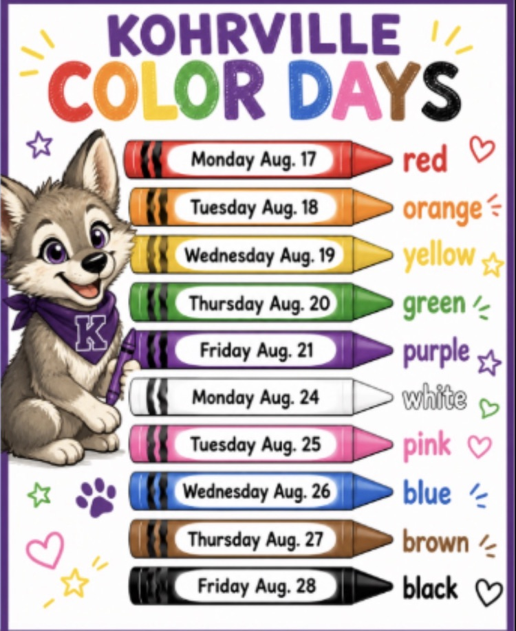 color dress up days