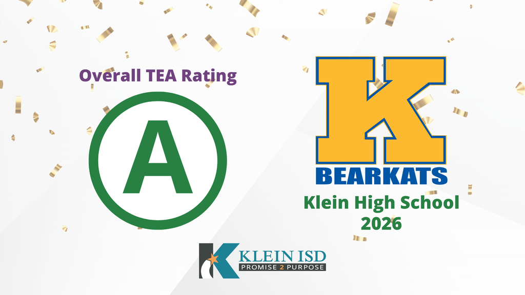 A white background with gold confetti features a green circle containing the letter A, with "Overall TEA Rating" below it.