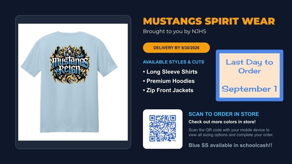 Mustangs Spirit Wear - NJHS