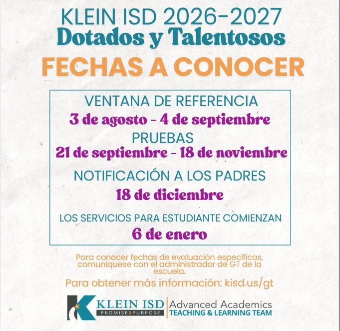 Fechas a conocer
