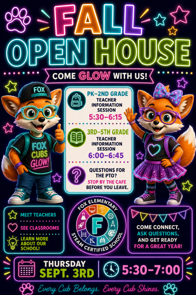 Open House Flyer in English