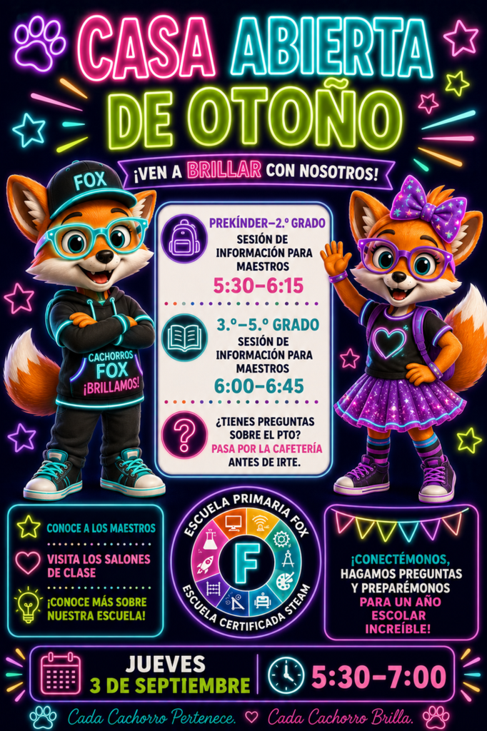 Open House Flyer in Spanish