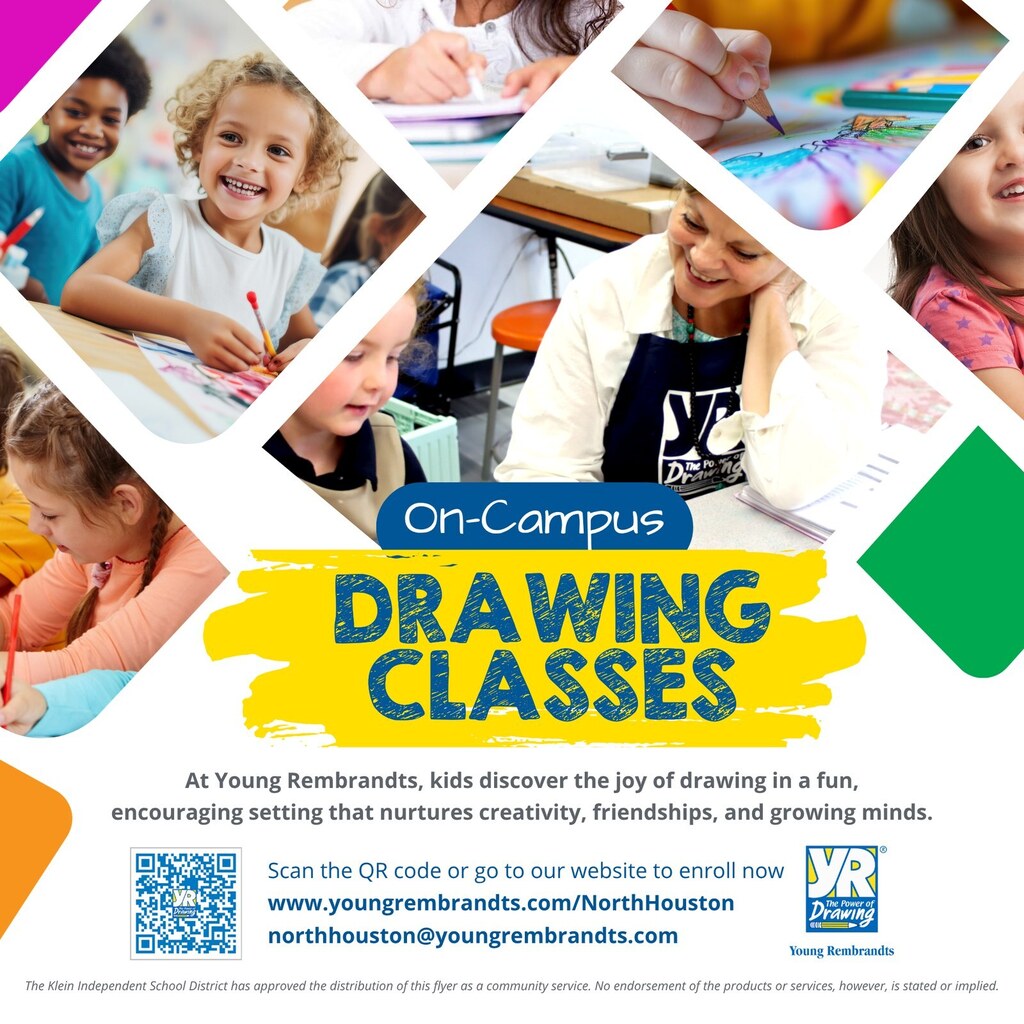 KISD Community Flyers: Young Rembrandts Drawing Classes 