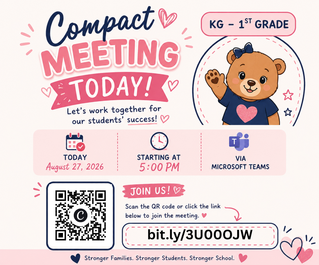 How to log into family compact meeting for kinder and first grade 
