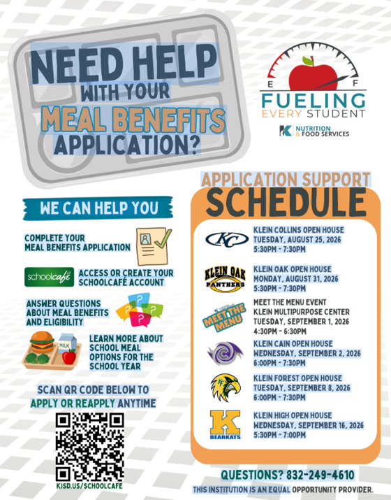 Meal Benefits Application Help