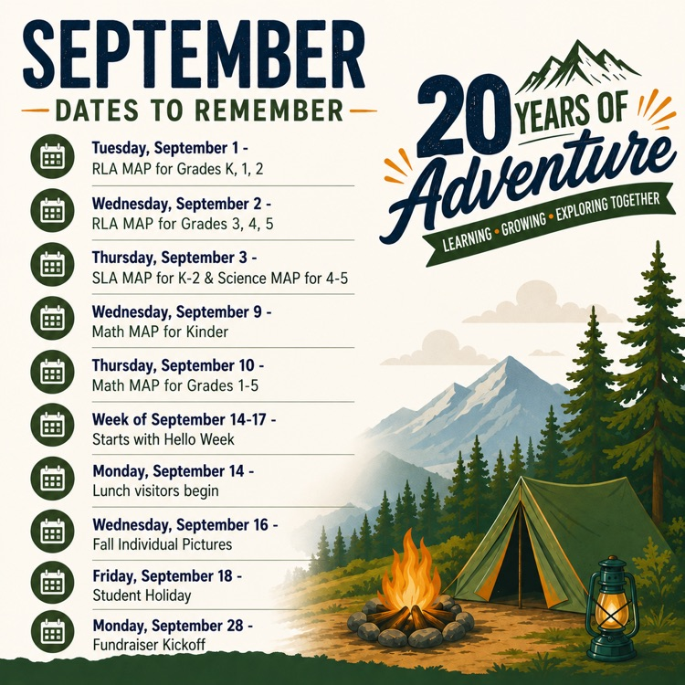 September dates to remember!