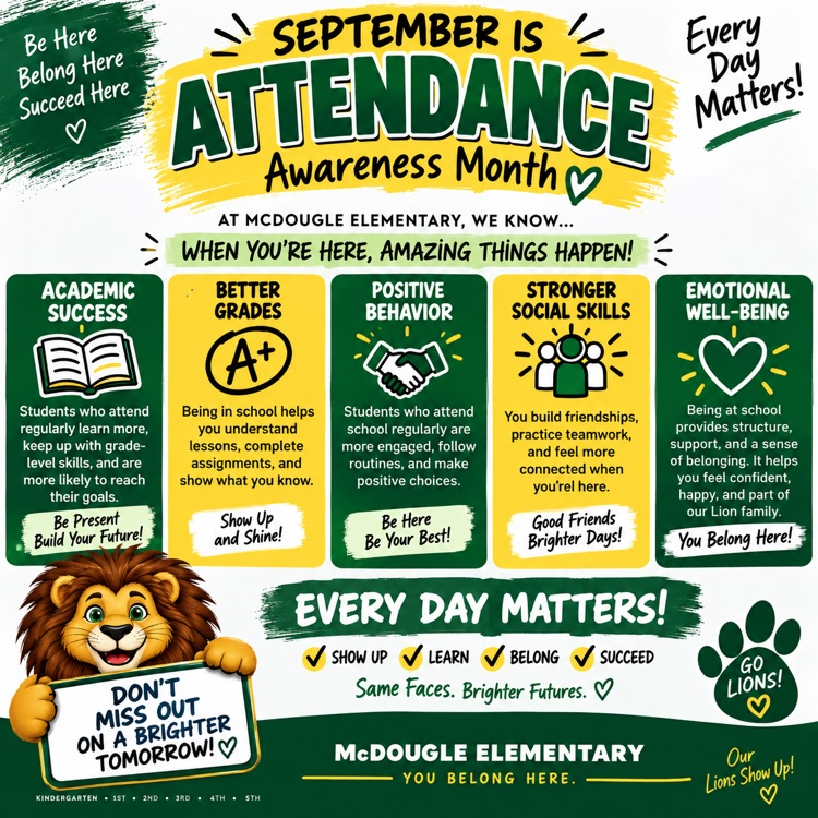 attendance matters flyer – English